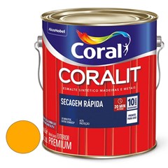 ESMALTE SECAGEM RAPIDA 3,0L AMARELO CORAL