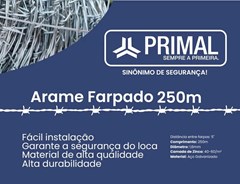ARAME FARPADO 250M PRIMAL