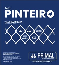TELA PINTEIRO FIO 22 1,0X50M PRIMAL